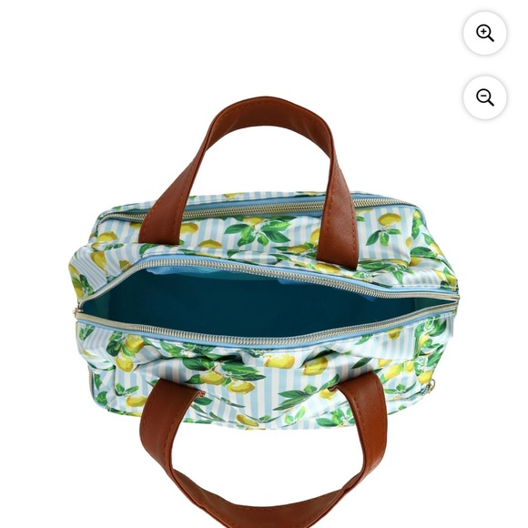 TempaMate Thermal lemon print lunch tote - Picture 3 of 9